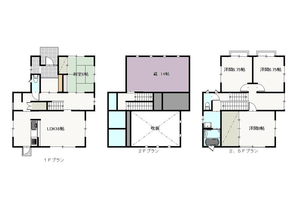 Floor plan. 29,800,000 yen, 4LDK, Land area 218.85 sq m , Building area 127.52 sq m