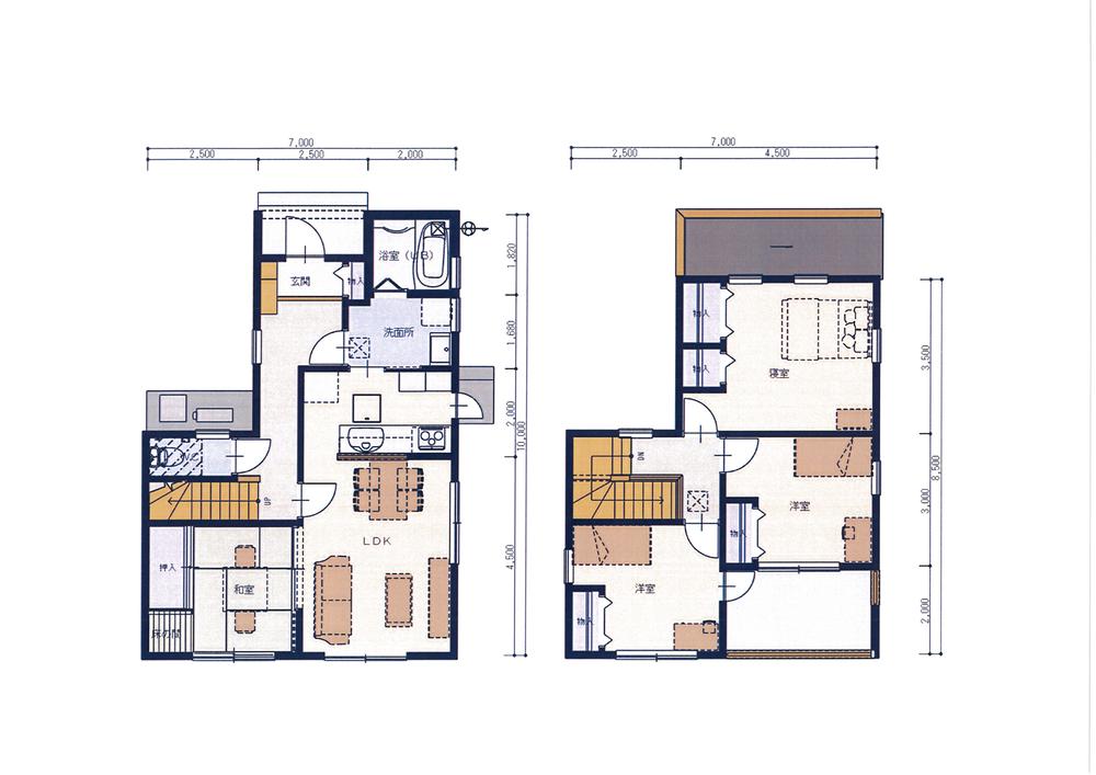Floor plan. Price 30,275,000 yen, 4LDK, Land area 138.05 sq m , Building area 98.75 sq m