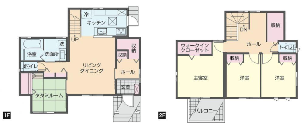 Floor plan. Price 39,800,000 yen, 4LDK+S, Land area 211.28 sq m , Building area 108.32 sq m