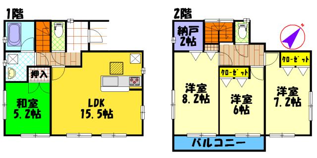 Floor plan. Convenience in the 548m convenience store within walking distance to Seven-Eleven Zao Miharu Hill shop! 