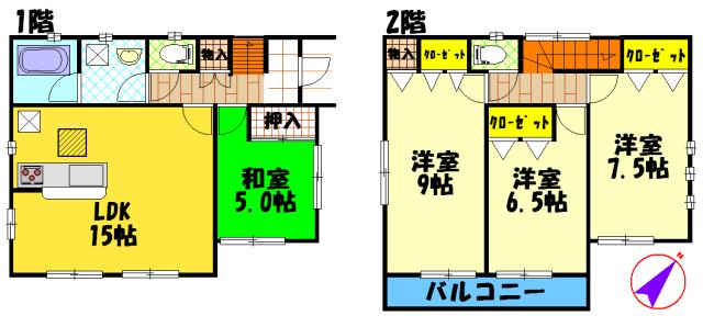 Floor plan. Convenience in the 548m convenience store within walking distance to Seven-Eleven Zao Miharu Hill shop! 