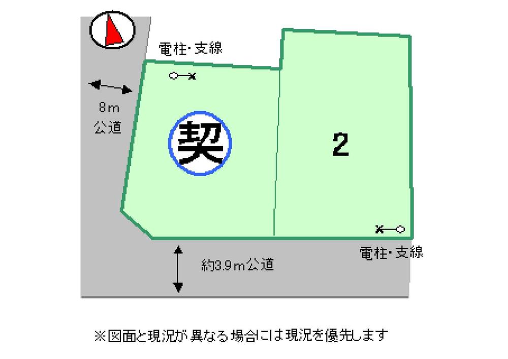 Compartment figure. Land price 12,980,000 yen, Land area 206.47 sq m