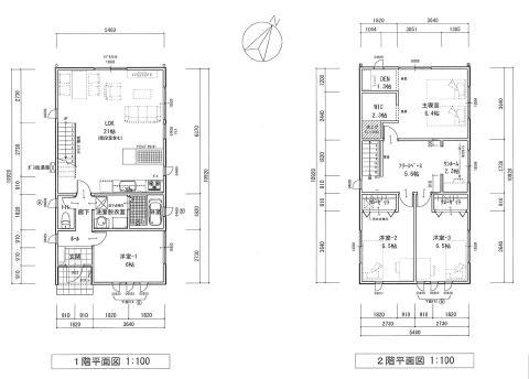 Floor plan. 20,980,000 yen, 4LDK, Land area 186.84 sq m , Building area 117.58 sq m
