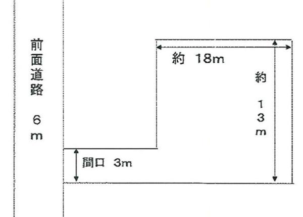 Compartment figure. Land price 5.66 million yen, Land area 283 sq m