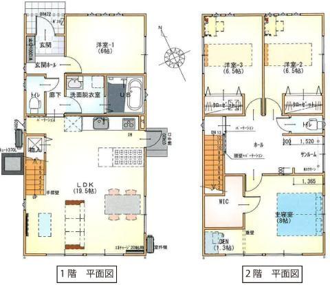 Floor plan. 25,800,000 yen, 4LDK, Land area 182.44 sq m , Building area 117.58 sq m