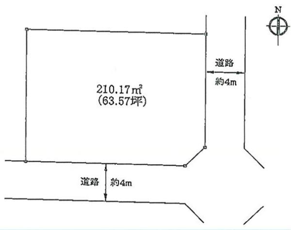 Compartment figure. Land price 7 million yen, Land area 210.17 sq m