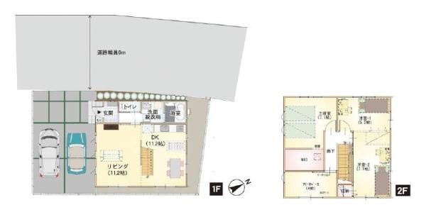 Floor plan. 22,900,000 yen, 3DK, Land area 112.1 sq m , Building area 99.37 sq m