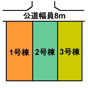 Compartment figure. 15.9 million yen, 4LDK, Land area 147.83 sq m , Building area 93.14 sq m sectioning view
