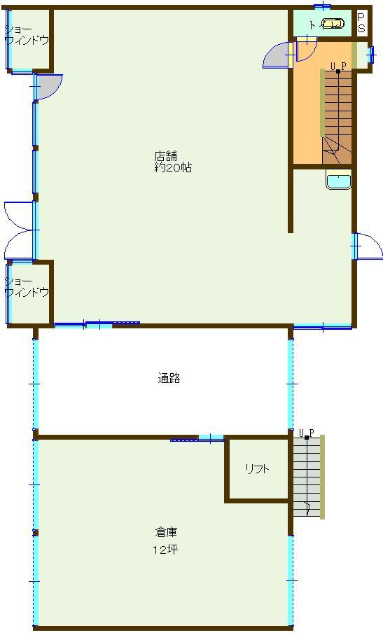 Floor plan. 24,800,000 yen, 9LDK, Land area 795.33 sq m , Building area 547.72 sq m store 1F