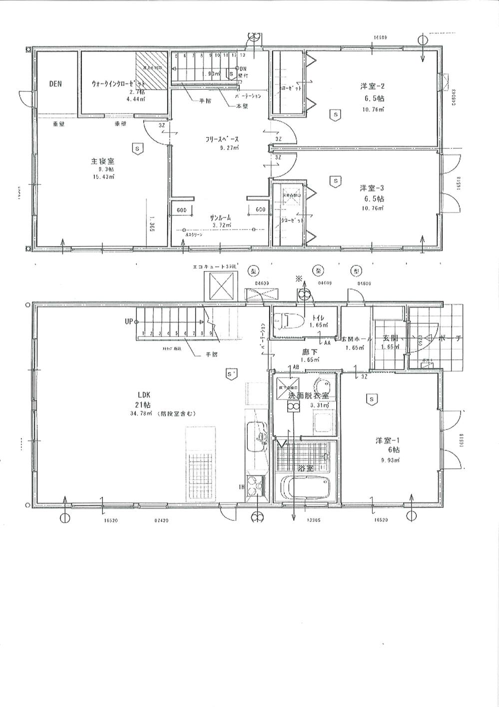 Floor plan. 19,800,000 yen, 4LDK, Land area 295.46 sq m , Building area 117.58 sq m