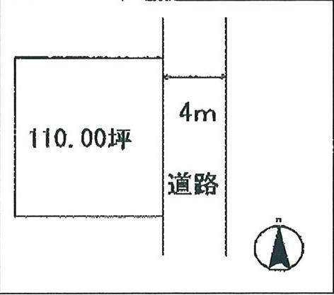 Compartment figure. Land price 4.29 million yen, Land area 365.23 sq m