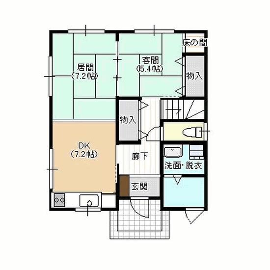 Floor plan. 14.8 million yen, 5DK + S (storeroom), Land area 181.92 sq m , Building area 111 sq m 1F