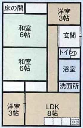 Floor plan. 10.9 million yen, 2LDK + S (storeroom), Land area 173 sq m , Building area 77.81 sq m