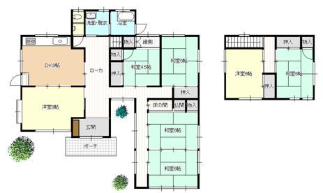 Floor plan. 9.8 million yen, 7DK, Land area 304.66 sq m , Building area 162.01 sq m