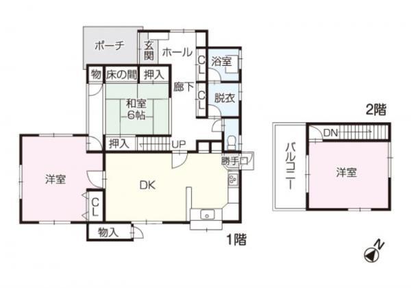 Floor plan. 18,800,000 yen, 3LDK, Land area 297.64 sq m , Building area 129.31 sq m