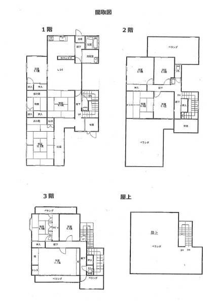 Floor plan. 15.8 million yen, 11LDK, Land area 446.59 sq m , Building area 305.46 sq m