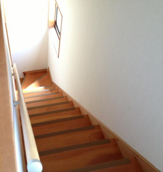 Other introspection. Stairs, It is safe because there is a handrail and non-slip.
