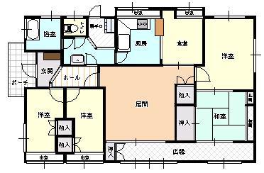 Floor plan. 11 million yen, 5DK, Land area 397.91 sq m , Building area 83.42 sq m