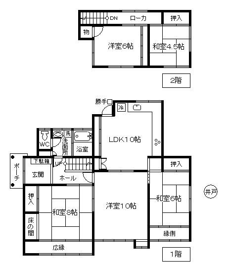 Floor plan. 15 million yen, 5LDK, Land area 332.47 sq m , Building area 111.52 sq m