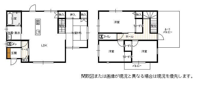 Floor plan. 24.6 million yen, 4LDK, Land area 183.07 sq m , Building area 104.33 sq m