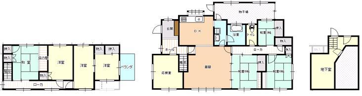 Floor plan. 14.8 million yen, 8DK, Land area 302.74 sq m , Building area 161.97 sq m