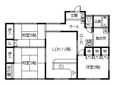 Floor plan. 12 million yen, 3LDK, Land area 462.42 sq m , Building area 80.94 sq m