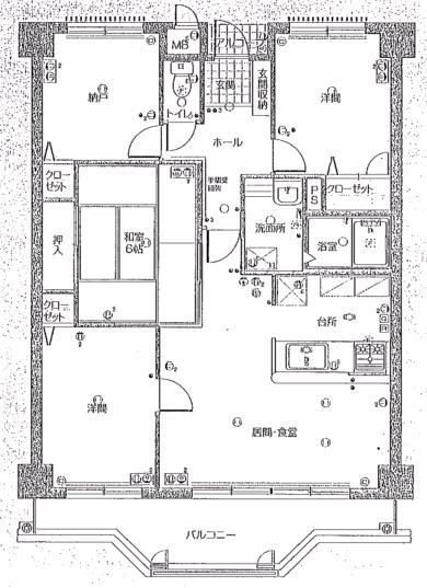 Floor plan. 4LDK, Price 16.8 million yen, Occupied area 77.37 sq m