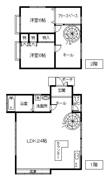 Floor plan. 34,800,000 yen, 2LDK+S, Land area 662.78 sq m , Building area 102.88 sq m