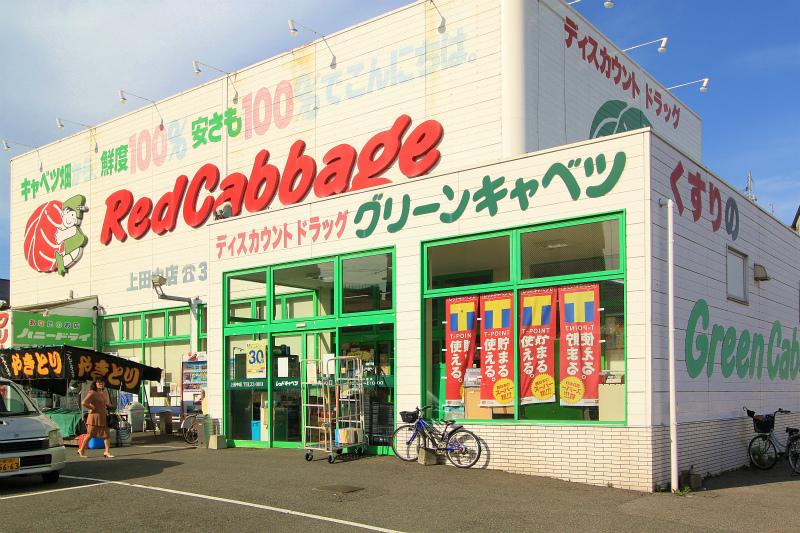Supermarket. 479m to Red cabbage Uedanaka shop
