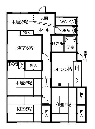 Floor plan. 4.8 million yen, 5DK, Land area 426.25 sq m , Building area 95.11 sq m