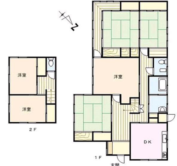 Floor plan. 14.5 million yen, 6DK, Land area 438.66 sq m , Building area 160.4 sq m