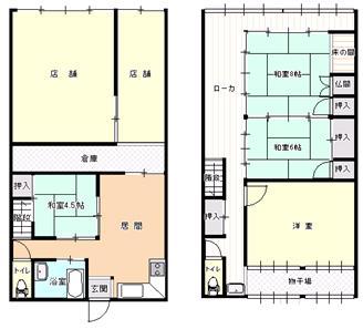 Floor plan. 7 million yen, 4LDK, Land area 70.46 sq m , Building area 158.5 sq m