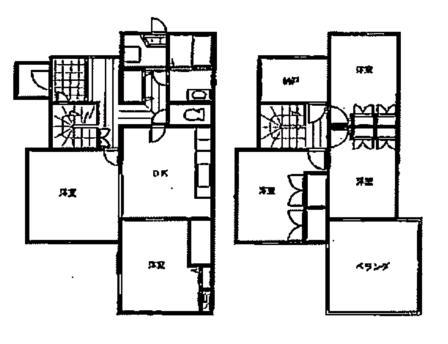 Floor plan. 14.3 million yen, 5DK + S (storeroom), Land area 192.08 sq m , Building area 112.61 sq m