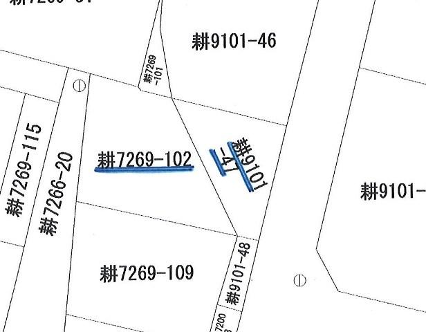 Compartment figure. Land price 2.8 million yen, Land area 260.57 sq m