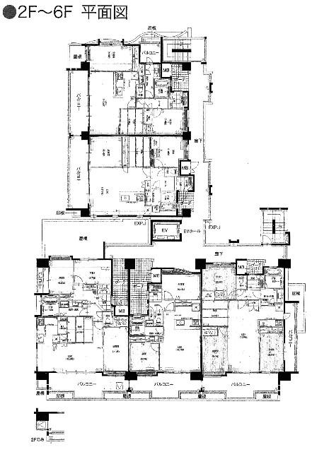 Floor plan. 3LDK, Price 22,700,000 yen, Occupied area 71.51 sq m , Balcony area 17.3 sq m