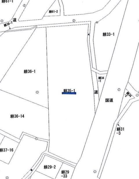 Compartment figure. Land price 5 million yen, Land area 1403 sq m