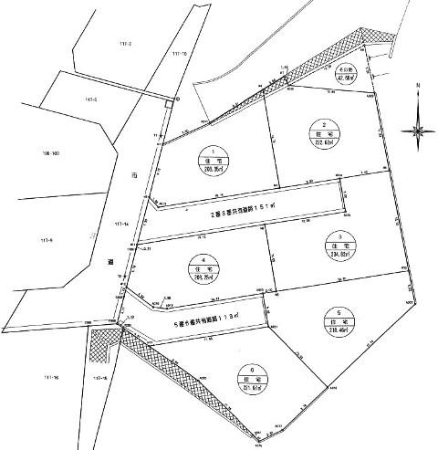 Compartment figure. Land price 7.69 million yen, Land area 203.35 sq m