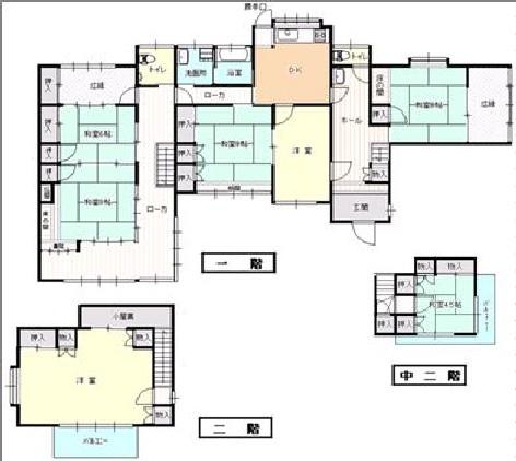 Floor plan. 14.5 million yen, 7DK, Land area 508.38 sq m , Building area 194.03 sq m