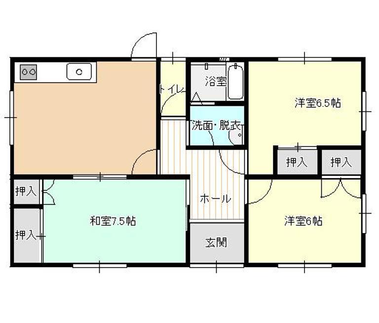 Floor plan. 10 million yen, 3LDK, Land area 204.51 sq m , Building area 80 sq m