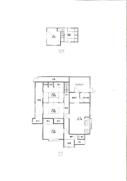 Floor plan. 16.8 million yen, 5LDK, Land area 218.76 sq m , Building area 173.55 sq m