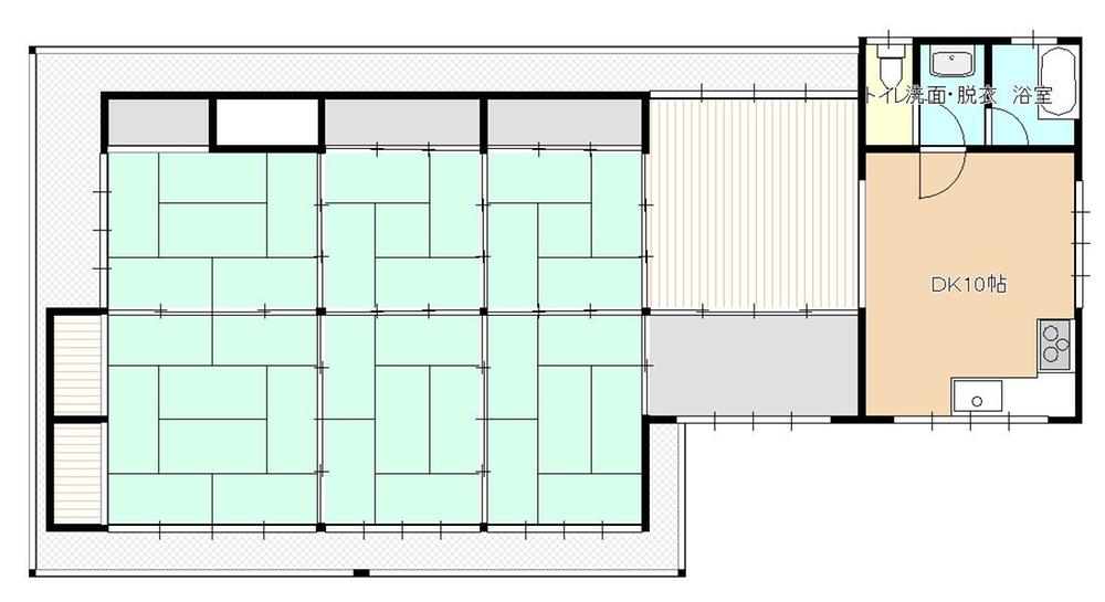 Floor plan. 8 million yen, 7DK, Land area 594.96 sq m , Building area 130.5 sq m