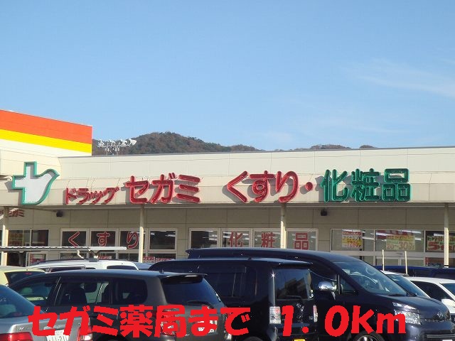 Dorakkusutoa. Segami 1000m until the pharmacy (drugstore)