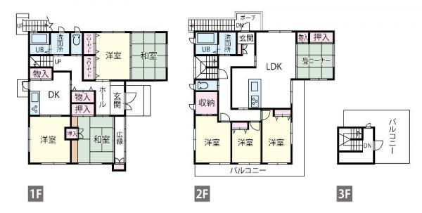 Floor plan. 26 million yen, 6LLDDKK, Land area 329.97 sq m , Building area 216.59 sq m