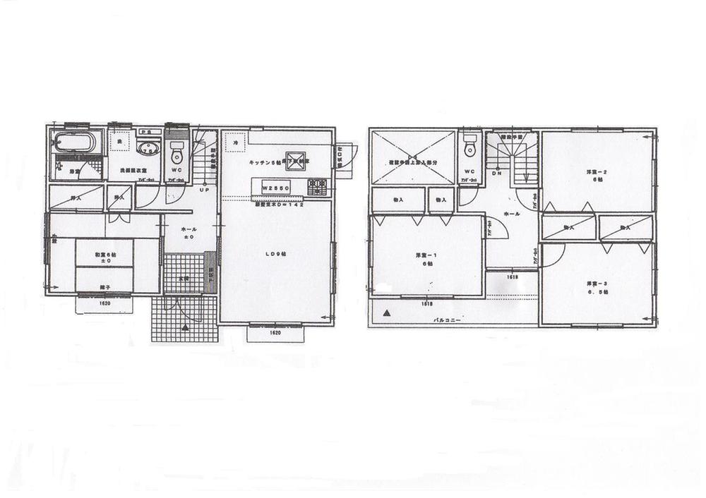 Floor plan. 14.8 million yen, 4LDK, Land area 184.59 sq m , Building area 99.36 sq m