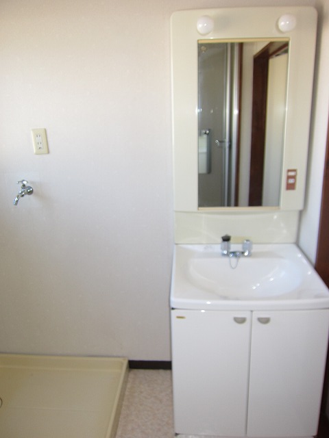 Washroom. Bathroom vanity ・ Laundry Area