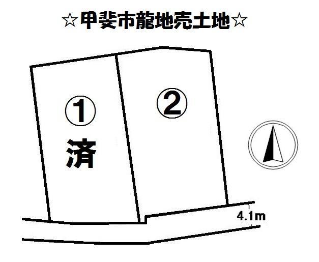 Compartment figure. Land price 6.5 million yen, Land area 153.89 sq m