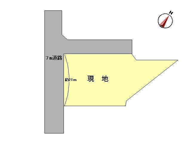 Compartment figure. Land price 19,800,000 yen, Land area 592.71 sq m