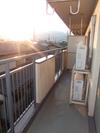 Balcony. Wide space Good per sun