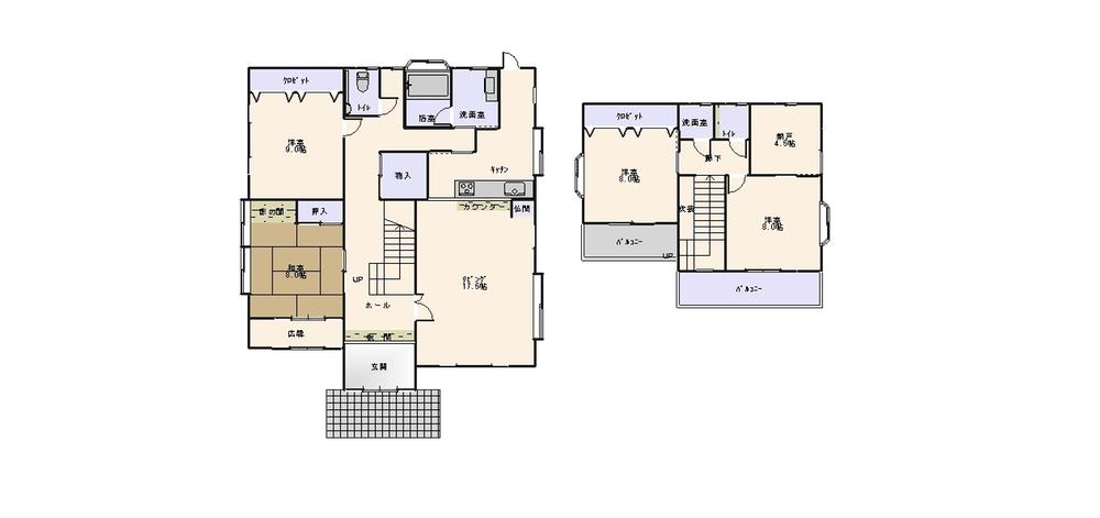 Floor plan. 28 million yen, 4LDK + S (storeroom), Land area 311.09 sq m , Building area 169.18 sq m