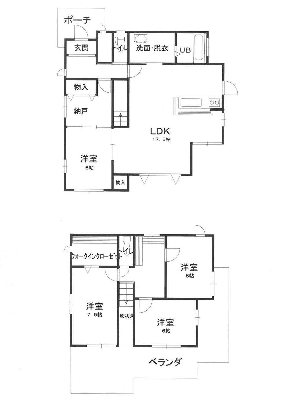 Floor plan. 29,800,000 yen, 4LDK, Land area 189.77 sq m , Building area 127.94 sq m